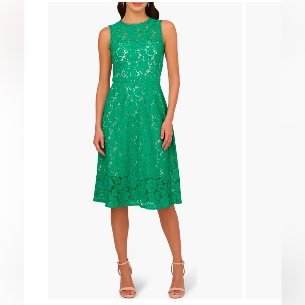 Adrianna Papell
Women's Sleeveless Lace Midi Dress
